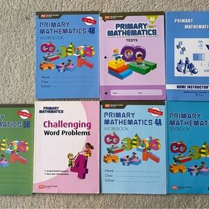 Singapore Math Primary Mathematics US edition workbook challenge problem NEW 3-6